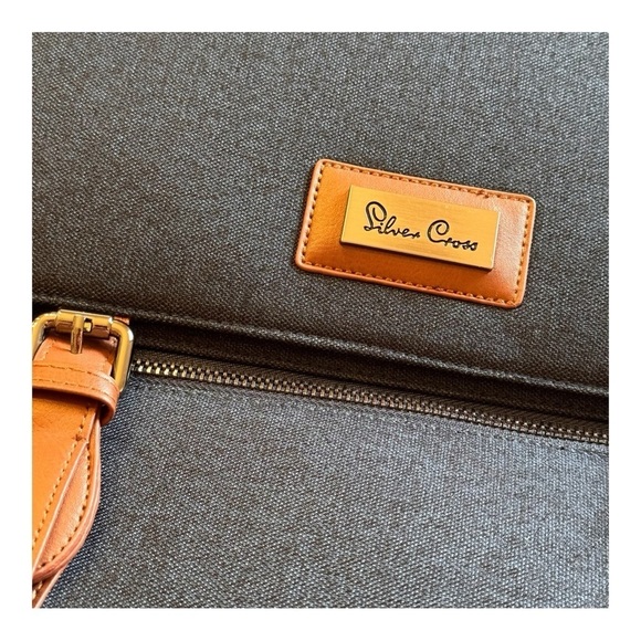 Silver Cross Wave Stroller Diaper Bag in Heathered Navy NWOT - Picture 5 of 8